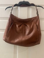 American Leather Co. Hobo Style Purse, Cognac Leather