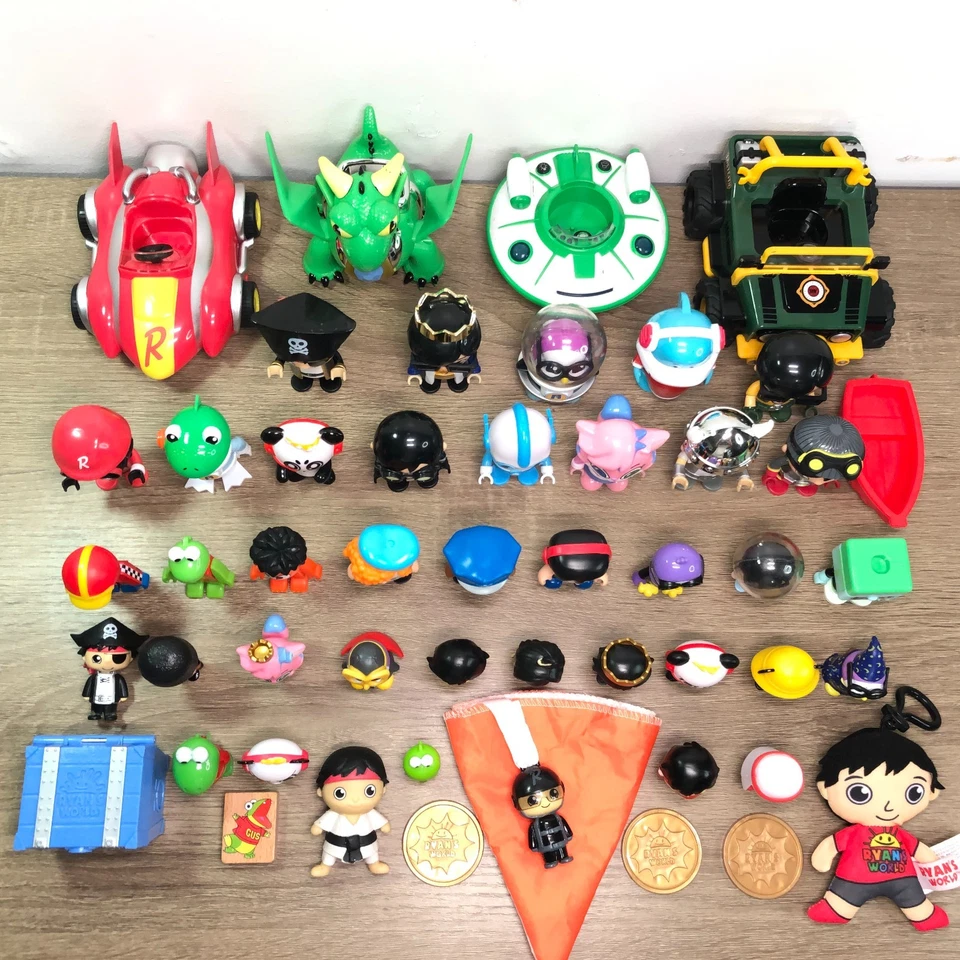 Lote de Figuras del Mundo Ryans Juguetes Figuras de Acción Estatuillas Vehículo Gran Colección 50 Foto 3 de 4