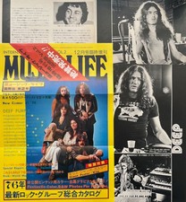 DEEP PURPLE DAVID COVERDALE TOMMY BOLIN 1976 SMALL PIN UP & 5PAGE CLIPPING ML 1J