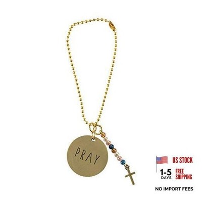 I Said A Prayer 6 Inch Metal Auto Mirror Honing Car Charm 