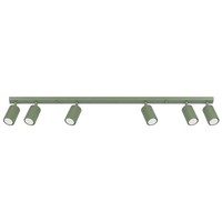 Deckenstrahler Aluminium Salbei Schwenkbar BüRo GU10 L:117 Cm Deckenleuchte Flur