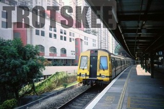 Set of 3 35mm Slides CHINA Hong Kong KCR Kowloon Canton Railway Railcar 1996 EP