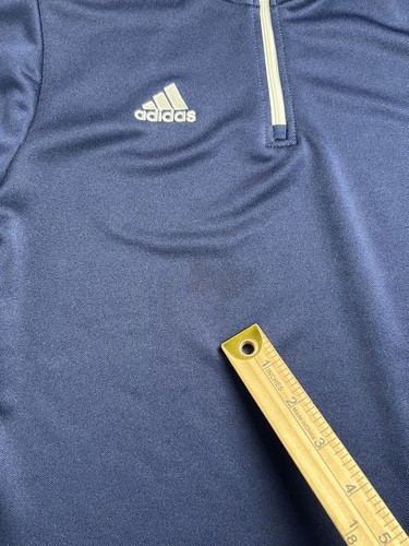 Adidas Pullover Youth Size Large Blue Aeroready 1/4 Zip Jacket - Picture 2 of 13