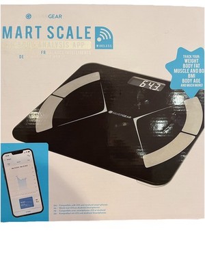 Smart Scale Silver Gear Weight Scale Smart Scale for Body Weight