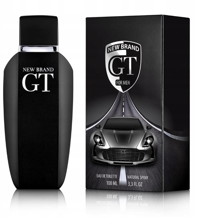 New Brand GT Eau de Toilette for MEN 100ml EDT Bergamot + Mint Fragrance for him