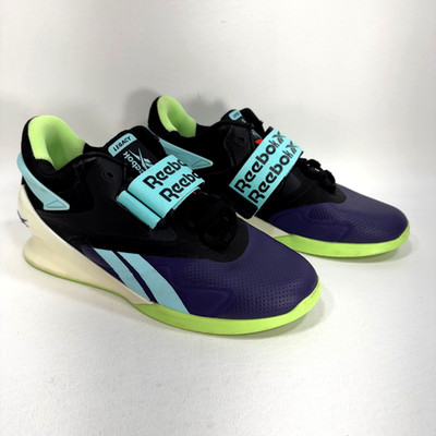 Reebok Legacy Lifter 2 Black Neon Mint Women's US Size 8.5 | eBay