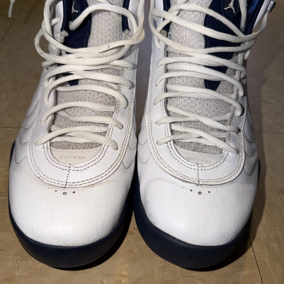 Zapatos para hombre Nike Jumpman Pro blanco/azul marino talla 11.5 2022 estado usado Foto 4 de 4