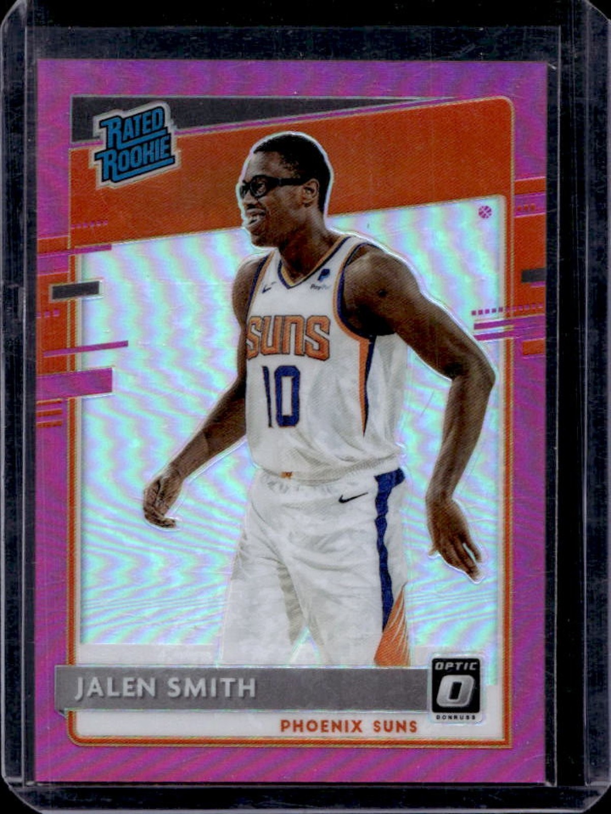 2020-21 Donruss Optic Jalen Smith Pink Rookie RC #22/25 Suns