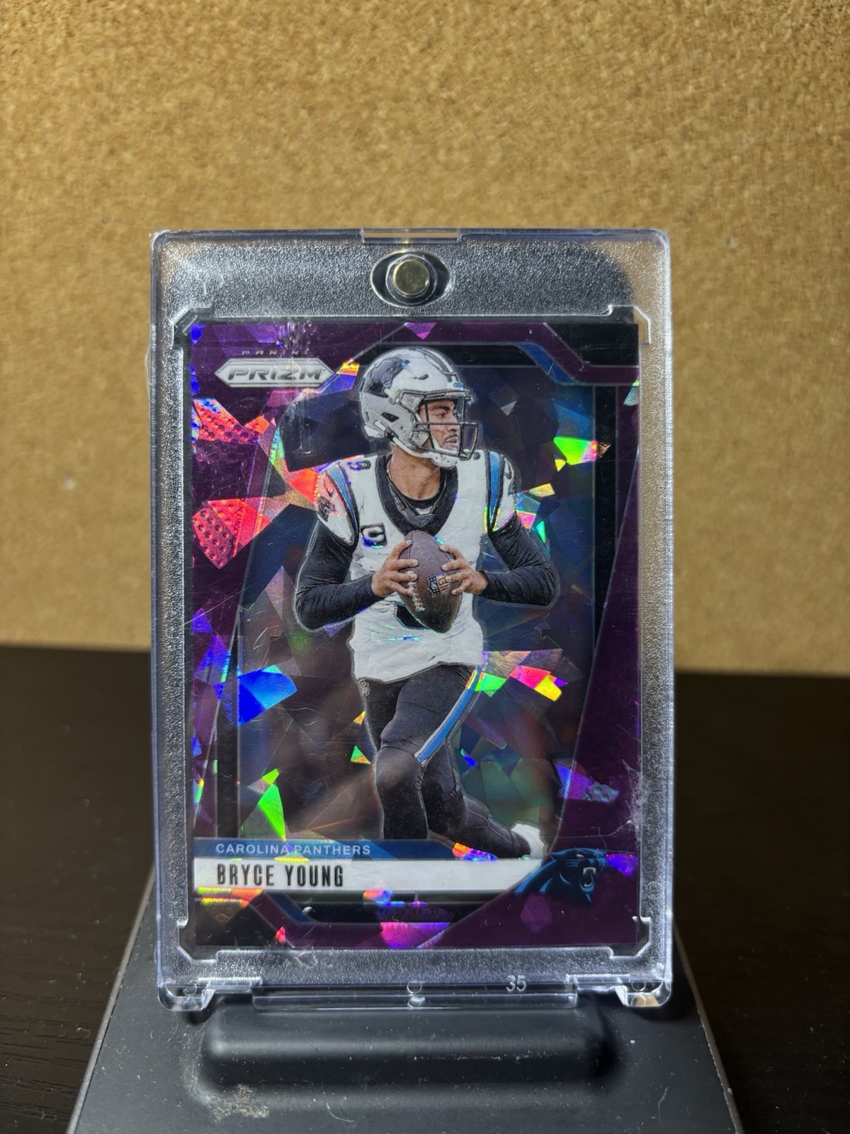 2024 Panini Prizm #37 Bryce Young Purple Ice #/225