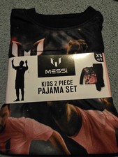 Messi Long Sleeve Top and Pants Pajama Set, 2 Piece Size XS 4-5 New
