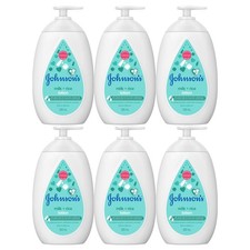 Johnson's Milk Rice Baby Lotion, 16.9oz. 500ml Pack of 6