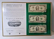 1995 $2 Star Premium Millennium FRN Set BEP Issued 12 Matching Notes Very Scarce