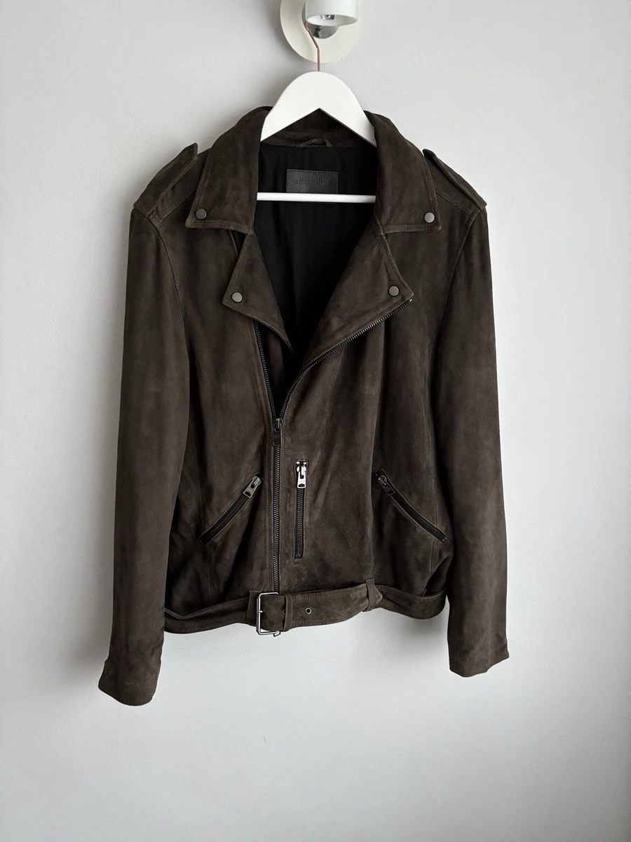 AllSaints Coats, Jackets & Vests for Suede Outer Shell Men for