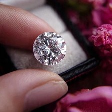 Loose 12.00 Ct Round Cut Natural D Color Lab Grown CVD Diamond VVS1 Certified