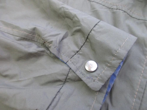 Mens 2XL Remy Rochester Jacket Reversible Windbreaker Leather Lambskin trim image 6
