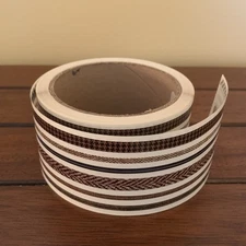 Mrs Grossman's Design Lines Brown Tan Stripe Sticker Roll Tweeds and Twills 2002