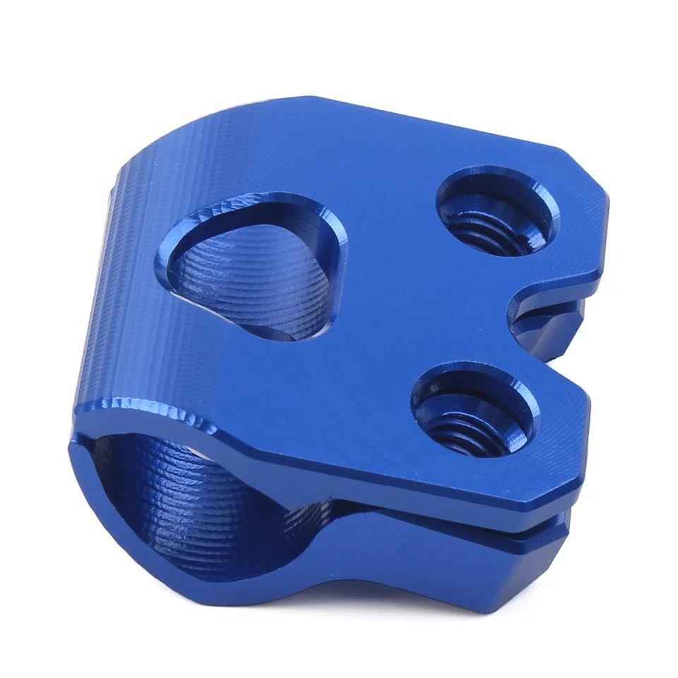 Soporte de abrazadera de manguera de líneas de freno azul para Yamaha WR250F WR450F WR250R/X YZ125/250 Foto 4 de 4