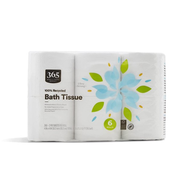 365 by Whole Foods Market 100% Recycled Toilet Paper