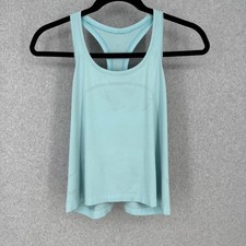 Lululemon Womens Swiftly Tech Racerback 2.0 Tank Top Size 12 Blue Workout Run