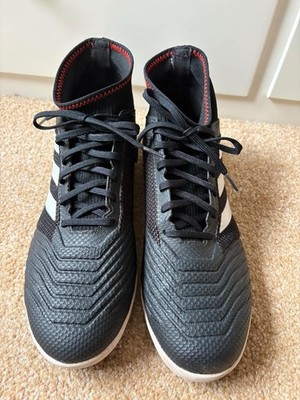 Adidas Predator Tango 18.3 Fußballschuhe/Astro Turf - schwarz/weiß/rot - Größe 10