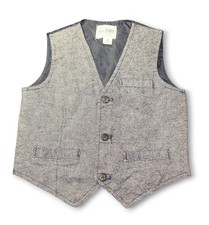 Place Est. 1989 Toddler Blue Gray Plaid Classic Fit Button Down Vest Toddler 2T