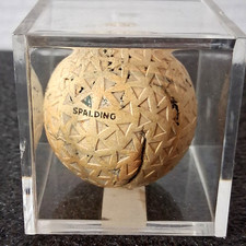 Vintage Antique Spalding Triangle Mesh Golf Ball Rare Find