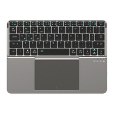 Foldable Bluetooth 5.0 Keyboard with Touchpad Phone Holder for Phones Tablets