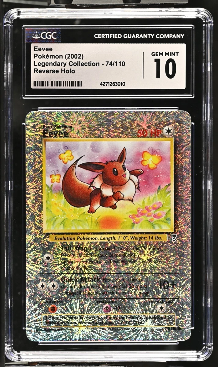 Eevee Pokémon TCG Legendary Collection Individual Collectible Card