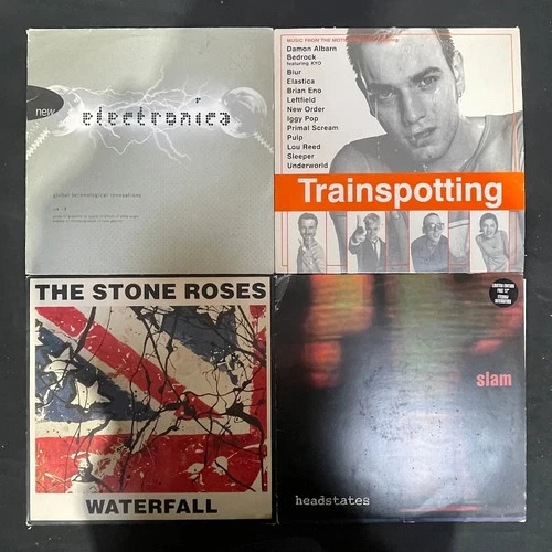 Various 12 x Vinyl Record LP Job Lot Stone Roses Trainspotting N.W.A Beatles