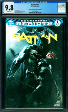 Batman #1 (2016) CGC 9.8 NM/MT White Bulletproof Comics Dell’Otto Cover Ltd 3000