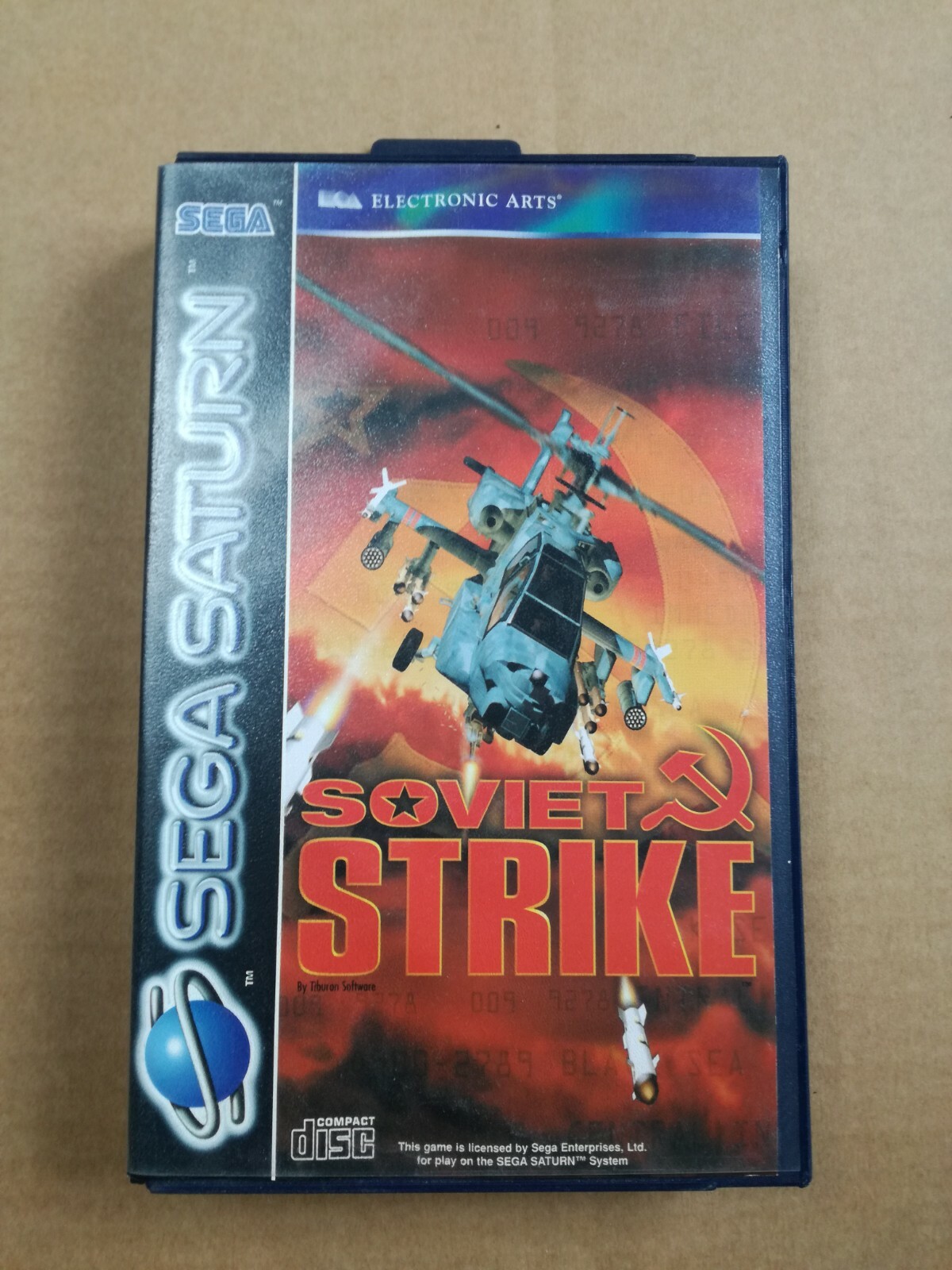 Jeu Soviet Strike original pour Console Sega Saturn - DESTOCKAGE