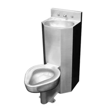 Willoughby ECW-1546-150-FM Floor Mounted, Wall Outlet, Combination Lavatory/Toil