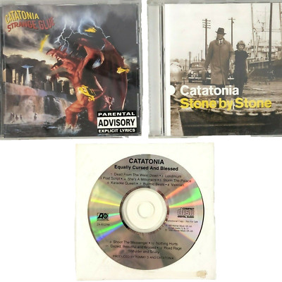 Catatonia 3 CD Bundle Strange Glue Equally Cursed Promo Stone By Cerys 1998-2001