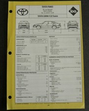 Revue technique Toyota CARINA