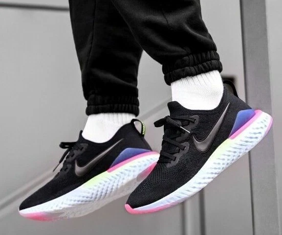 Nike epic react clearance flyknit 2 black sapphire