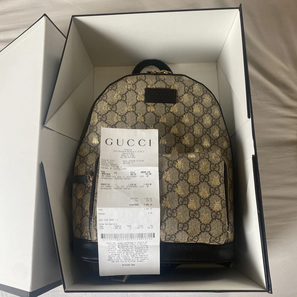 Gucci mini backpack sales bee Gucci mini backpack sales bee