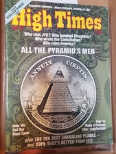HIGH TIMES THE PYRAMID PLAN VINTAGE JULY 1976 MARIJUANA MAGAZINE WEED 420 -NICE!