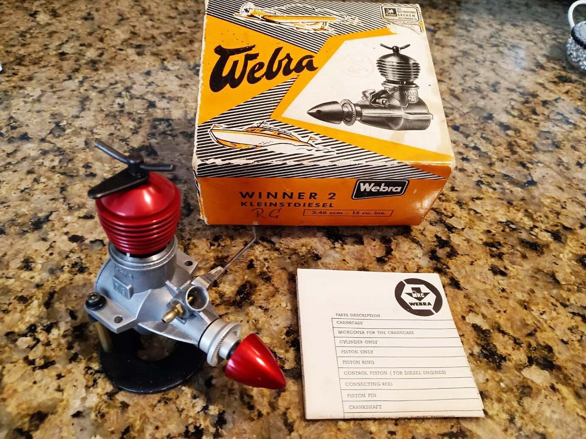 webra エンジン WEBRA WINNER 2.46 CCM 15 CU . GERMAN DIESEL ENGINE | eBay