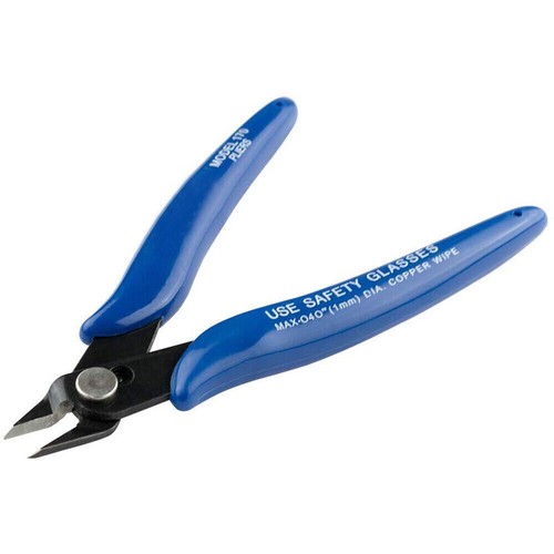 US 5PCS Flush Wire Cutters 170 Small Wire Nipper Diagonal Side Cutter Pliers - Picture 8 of 13