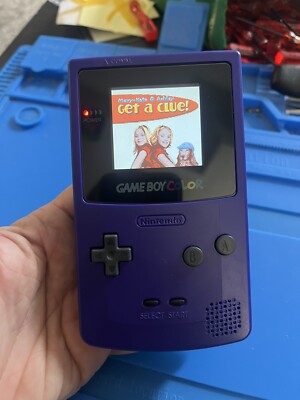 Coque + écran Compatible Game Boy Color – Mario Purple – Neuf