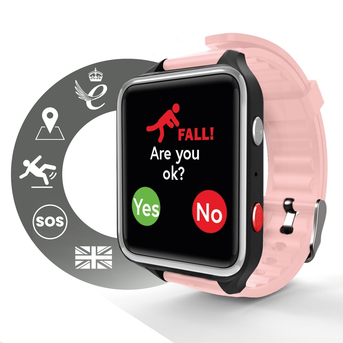 HOT Medical Alert Watch Seniors Smartwatch $49 Medical Alert