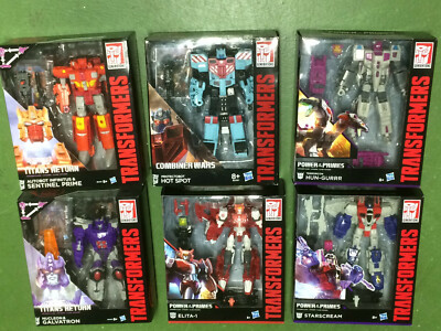 TRANSFORMERS Voyager class action figures combiner wars titam return Various av