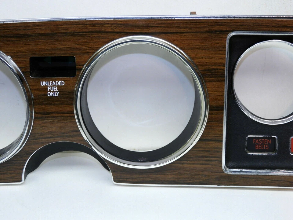 MOPAR CHRYSLER CORDOBA INSTRUMENT CLUSTER BEZEL WOODGRAIN 3593600 1976 1977 w/AC - Изображение 4 из 4