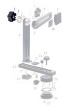Nodal Ninja F4500-4 - molette bras supérieur NN4 & NN5