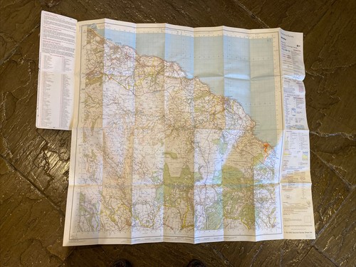 Vintage OS Ordnance Survey 1 To 50000 Map Whitby Sheet 94 1989 - Imagen 3 de 3