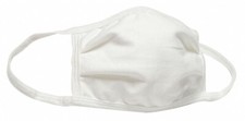 Brand New  Hanes Washable Cotton Face mask, White - 2 Packs 10 masks    