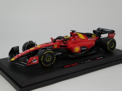 Burago Ferrari SF-23 #16 Charles Leclerc Italian Gp 2023 1/18 18-16812 #16-MB