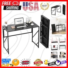 Multipurpose Folding Writing Desk - Assembly-Free for Home and Outdoor Spaces