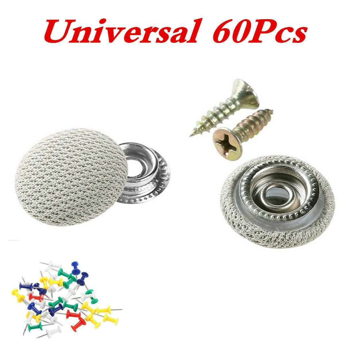60pcs Car Headliner Repair Kit Car Roof Repair Rivets Headliner Repair Button Un