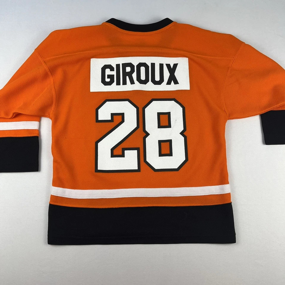Хоккейная футболка Клода Жиру из Philadelphia Flyers молодежный размер L 12–14 НХЛ NO28 - Изображение 4 из 4